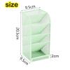 Jaugufiy Metal Makeup Brush Holder Organizer Pen Holder Compartments Multi-Purpose Cosmetics Brushes Storage Box , Beauty Tools, Pencil (Green) view 2