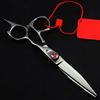 Hair Cutting Shears, 5.5 Inch Professional Japan 440c Steel Hair Cut Thinning Shears Cutting Barber Cut Hair Scissors Set Makeup Hairdressing Scissors (Color : Set) view 2