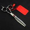 Hair Cutting Shears, 5.5 Inch Professional Japan 440c Steel Hair Cut Thinning Shears Cutting Barber Cut Hair Scissors Set Makeup Hairdressing Scissors (Color : Set) view 3