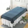 Massage Table Cover Sheet with Face Hole Massage Sheet Cover Solid Color Beauty Salon Spa Sheet Beauty Couch Cover for Massage Tables Bed Treatment-B 31x79inch(80x200cm) view 1