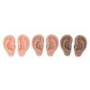 3 Pairs Silicone Ear Model, Soft Flexible Ears 3 Colors Artificial Reusable for Practice Ear Nose Navel Body Piercing Unit Tool Pierce Kit view 1