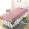 Massage Table Cover Sheet with Face Hole Massage Sheet Cover Solid Color Beauty Salon Spa Sheet Beauty Couch Cover for Massage Tables Bed Treatment-A 31x79inch(80x200cm) view 1