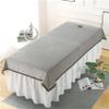 Massage Table Cover Sheet with Face Hole Massage Sheet Cover Solid Color Beauty Salon Spa Sheet Beauty Couch Cover for Massage Tables Bed Treatment-E 31x79inch(80x200cm) view 1