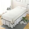 Massage Table Cover Sheet with Face Hole Massage Sheet Cover Solid Color Beauty Salon Spa Sheet Beauty Couch Cover for Massage Tables Bed Treatment-D 31x79inch(80x200cm) view 1