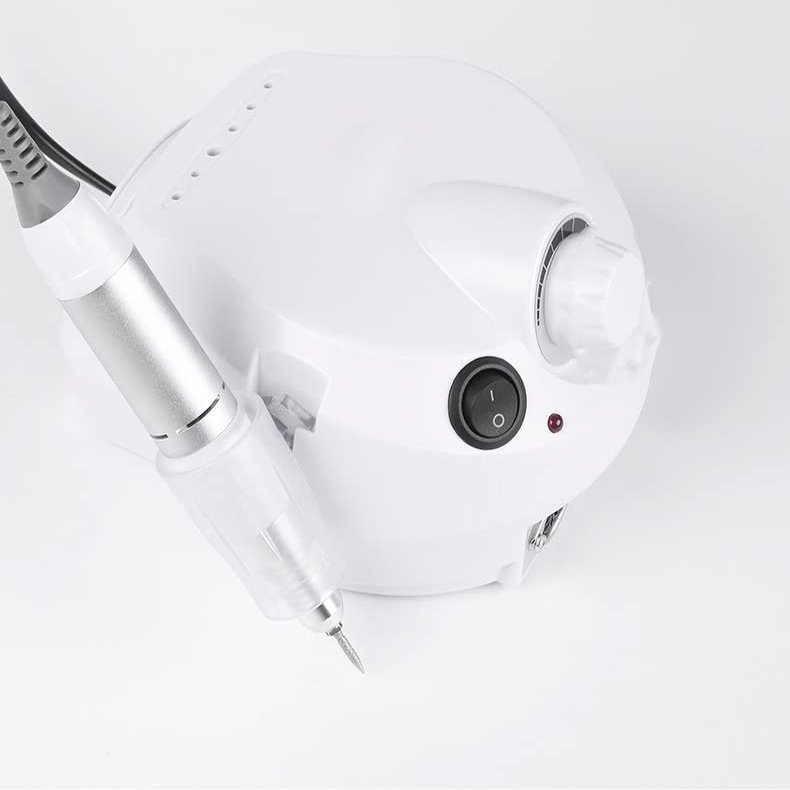 35000rpm E File Professional Electric Portable Nail Drill Machine-White