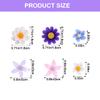 30 Pcs Mini Flower Hair Clips Daisy Hair Accessory Purple Blue White Flower Daisy Hair Clip Beach Wedding Small Flower Clips Bride Bridesmaid Hairpins Hair Barrettes Hair Pins for Women Girls Party view 2