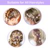 30 Pcs Mini Flower Hair Clips Daisy Hair Accessory Purple Blue White Flower Daisy Hair Clip Beach Wedding Small Flower Clips Bride Bridesmaid Hairpins Hair Barrettes Hair Pins for Women Girls Party view 3