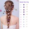 30 Pcs Mini Flower Hair Clips Daisy Hair Accessory Purple Blue White Flower Daisy Hair Clip Beach Wedding Small Flower Clips Bride Bridesmaid Hairpins Hair Barrettes Hair Pins for Women Girls Party view 4
