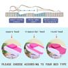 Massage Table Mattress Protector with Elastic Bands Beauty Salon Bed Mattress Topper with Hole Non-Slip Lash Bed Cushion Only Spa Bed Mattress Pad with Trapezoidal Head,Beige,60x180cm view 2