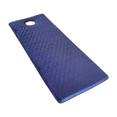Professional Massage Table Mattress Pad Square Head Spa Massage Bed Topper with Face Breathing Hole Warm Plush Massage Table Mattress Protector Massage Table Covers,Navy,60x180cm 3cm