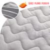 3cm/6cm Thickness Lash Bed Topper Memory Foam Mattress Topper for Massage Bed Facial Massage Table Bed Cover Mattress Pad with Breath Hole and Round/Trapezoidal Head,Grey r,70x185cm 3cm view 3