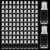 SOUJAP 100 PCS 30ml /1oz Empty Bottles with Flip Caps, Plastic Flip Cap Bottles, Clear Travel Refillable Containers for Water, Lotions, Shower Gel view 1