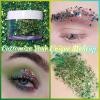 Boko 1.76oz Body Glitter Gel, Green St Patrick's Day Chameleon Emerald Liquid Chunky Glitter Lotion Mermaid Sequins for Face Hair Body Makeup, Coachella St Patrick's Day Mardi Gras Rave Accessories view 2