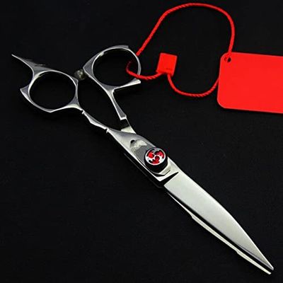 Hair Cutting Shears, 5.5 Inch Professional Japan 440c Steel Hair Cut Thinning Shears Cutting Barber Cut Hair Scissors Set Makeup Hairdressing Scissors (Color : Cutting scissor)
