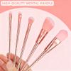 Makeup Brushes 5PCS Cartoon Girl Makeup Brushes Set Premium Synthetic Foundation Brush Blending Face Powder Blush Concealers Eye Shadows view 4
