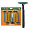 BIC Sensitive 2 Disposable Razors for Men With 2 Blades for Sensitive Skin, 18 Count Value Pack of Shaving Razors view 1