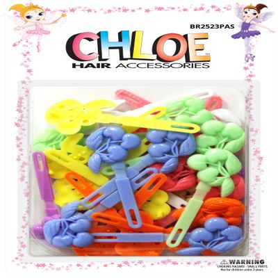 Chloe Hair Accessories | Cherry Hair Pins | 32 PCS - Assorted Pastel