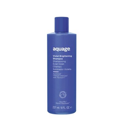 AQUAGE Violet Brightening Shampoo, Neutralizes Yellow or Brassy Tones on Color Treated Hair, 8 oz