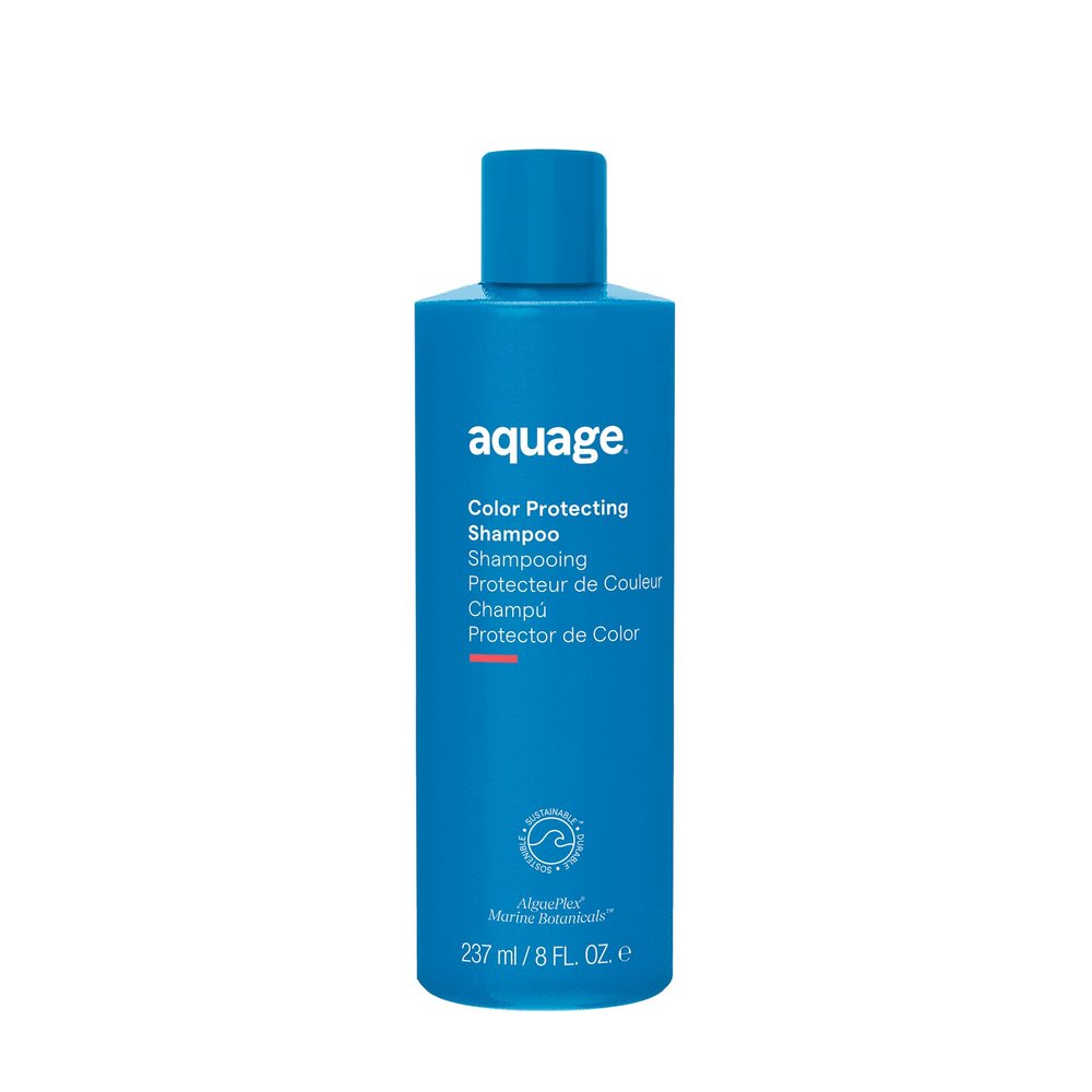 AQUAGE Color Protecting Shampoo, Nourishing Marine Botanicals to Seal In Color and Provide Gentle Cleansing, 8 oz