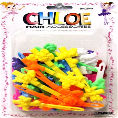 Chloe Hair Accessories | Crocodile Hair Pins | 42 PCS - Assorted