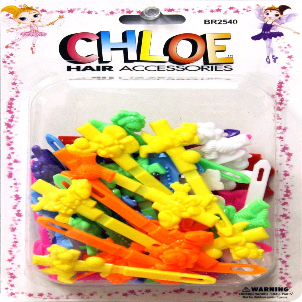 Chloe Hair Accessories | Crocodile Hair Pins | 42 PCS - Assorted