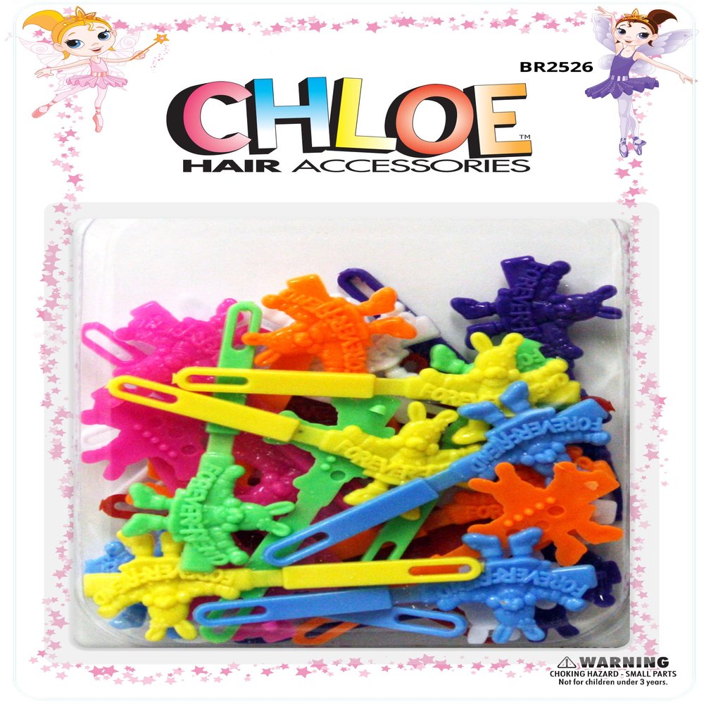 Chloe Hair Accessories | Forever Friends Hair Pins | 28 PCS - Assorted