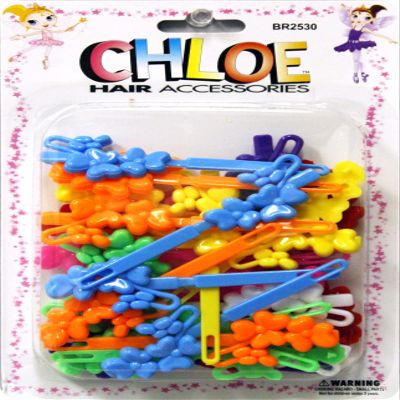 Chloe Hair Accessories | Clovers Hair Pins | 28 PCS - Assorted