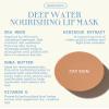 Cay Skin Deepwater Nourishing Lip Mask  Sleeping Mask for Overnight Repair & Hydration with Vitamin E + Shea Butter  Non-Sticky, Clear Formula in Signature Vanilla Brown Sugar Flavor  0.7 oz view 3