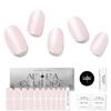 Adora Couture Semi Cured Gel Nail Strips with 20 Pieces - UV Gel Stickers, Manicure Kit, Easy Application Wraps Includes Prep Pads, Nail File, Wooden Stick - UV Light Required (Blush Glaze) view 1