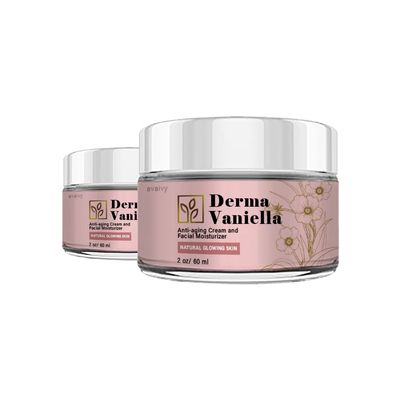 (2 Pack) Derma Vaniella - Derma Vaniella Anti-Aging Cream & Facial Moisturizer