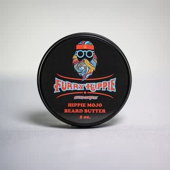 Furry Hippie Beard Co. - Hippie Mojo Beard Butter - Conditioning - 2 Ounce Screw Top Tin