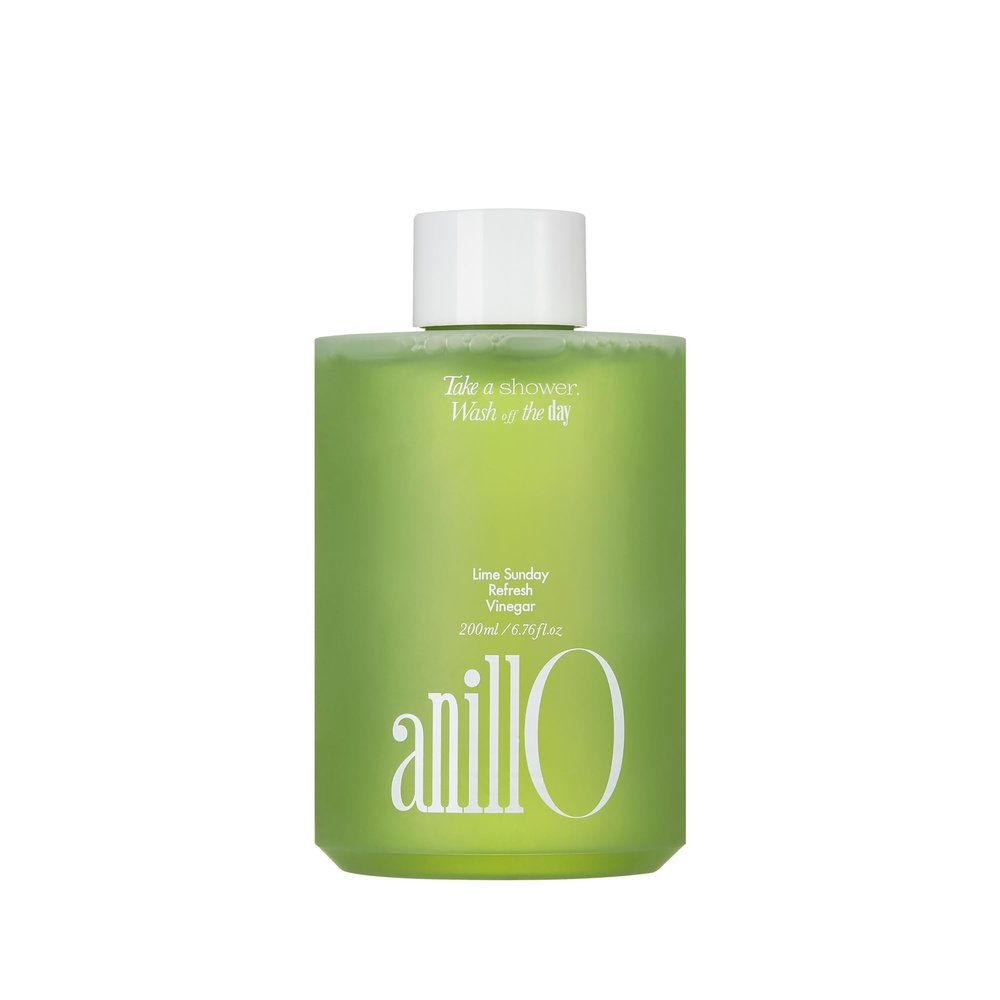 Lime Sunday Refresh Hair Vinegar with Vitamin C, Vinegar, Green Mint for Deep Cleansing Oily Scalp and Reducing Oil Production, Lime Citrus Scent, Silicone, Sulfate & Paraben Free (200ml / 6.76 fl.Oz)