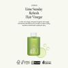 Lime Sunday Refresh Hair Vinegar with Vitamin C, Vinegar, Green Mint for Deep Cleansing Oily Scalp and Reducing Oil Production, Lime Citrus Scent, Silicone, Sulfate & Paraben Free (200ml / 6.76 fl.Oz) view 2