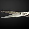 6 Inch Hair Cutting Shears Made From Damascus Steel - Saki Kanzen - For Professional Haircutting - Wet or Dry Hair view 3
