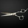 6 Inch Hair Cutting Shears Made From Damascus Steel - Saki Kanzen - For Professional Haircutting - Wet or Dry Hair view 4