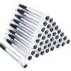 TUZAZO 80 Pieces Mascara Wand Tube Set 40 Diamond Empty Eyelash Brush Tubes Spoolies 40 Mascara Wand Lash Extension Brushes Applicators Makeup Tools (Black Lash Style) view 1
