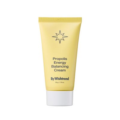 BY WISHTREND Propolis Energy Balancing Cream | 10% Propolis, Face Care for Oily Skin, Improves Skin Barrier, Rich in Antioxidant, Lightweight Texture, Probiotics Moisturizer 1.69 Fl Oz