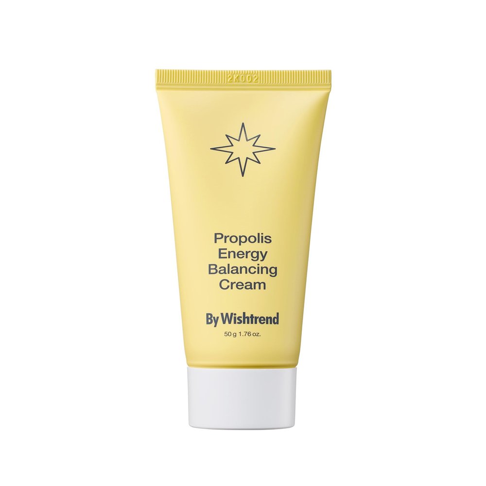 BY WISHTREND Propolis Energy Balancing Cream | 10% Propolis, Face Care for Oily Skin, Improves Skin Barrier, Rich in Antioxidant, Lightweight Texture, Probiotics Moisturizer 1.69 Fl Oz