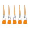 5pcs Face Brushes,Makeup Brushes, Makeup Applicator Brush Soft DIY Wood Handle Comestic Fan Brush Set for Mud Cream view 2