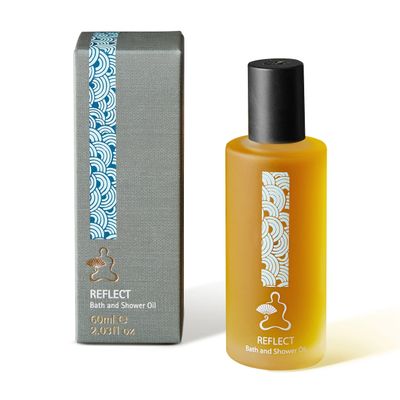 Mandarin Oriental Bath and Shower Oil - Luxury Hotel Amenity - Reflect - Jasmine, Ginger, and Juniper - 2oz