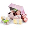 VERY PERI Luxury Pink Curated Gift Box for Valentines  Women Pamper Gift Box for Special Occasions  Assorted Gift Box with Slippers Socks Body Lotion Towel view 3