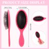 Nuenen 6 Pcs Wet Detangling Hair Brush, Dry Soft Bristle, Bright Colors view 2