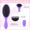 Nuenen 6 Pcs Wet Detangling Hair Brush, Dry Soft Bristle, Bright Colors view 4