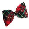 EmilyRose Couture Christmas Hair Bows (Alligator Clip, Christmas Stripes) view 1