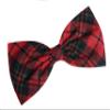 EmilyRose Couture Christmas Hair Bows (Barrette, Red & Black Plaid) view 1
