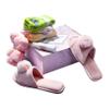 VERY PERI Luxury Pink Curated Gift Box for Valentines  Women Pamper Gift Box for Special Occasions  Assorted Gift Box with Slippers Socks Body Lotion Towel view 1