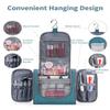 Narwey Hanging Toiletry Bag for Women Travel Makeup Bag Organizer Toiletries Bag Men for Cosmetics Essentials Accessories (Large, Teal) view 2