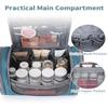 Narwey Hanging Toiletry Bag for Women Travel Makeup Bag Organizer Toiletries Bag Men for Cosmetics Essentials Accessories (Large, Teal) view 3