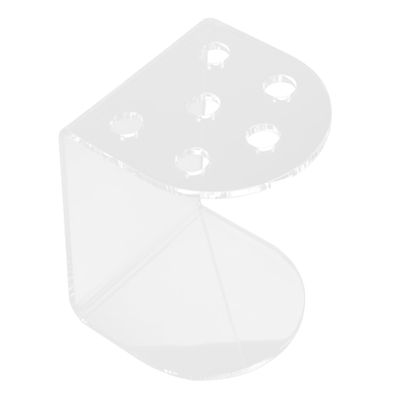 LALAFINA Acrylic Scissors Holder Rack for Hair Salon Multi-compartment Organizer for Hairdresser Tools Suitable for Various Scissors and Accessories Clean and Efficient Storage