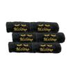 URBLUX Microfiber Makeup Remover Washcloths Set of 6 - Soft, Reusable Face Towels for Makeup Removal Eco-Friendly Embroidered Cleaning Cloths - Multipurpose Make Up Eraser  (Black/Gold Silk) view 1